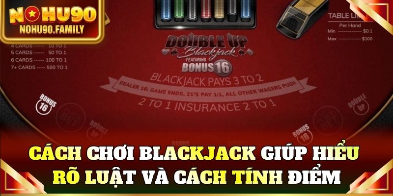 Cách chơi Blackjack giúp hiểu rõ luật và cách tính điểm